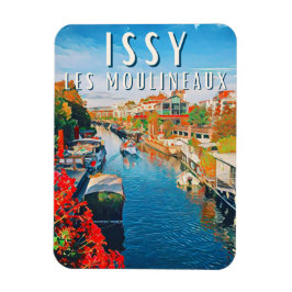Issy les Mouleauxフォトヴィンテージ マグネット