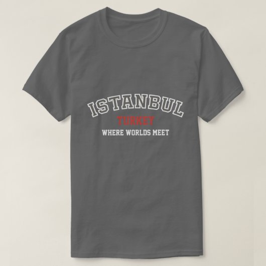 Istanbul Dark Style T-Shirt Tシャツ (デザイン正面)