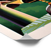 Istanbul Travel Poster Vintage Turkey Türkiye Wall ポスター (角)