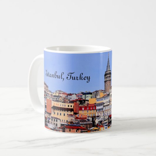 Istanbul, Turkey コーヒーマグカップ (正面左)