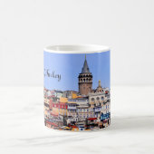 Istanbul, Turkey コーヒーマグカップ (中央)