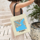 Istanbul, Turkey City Map Tote Bag トートバッグ
