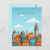 Istanbul Turkiye Travel ポストカード (正面/裏面)