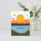 Istanbul Turkiye Travel ポストカード (スタンド正面)