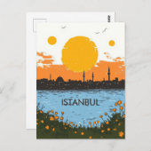 Istanbul Turkiye Travel ポストカード (正面/裏面)