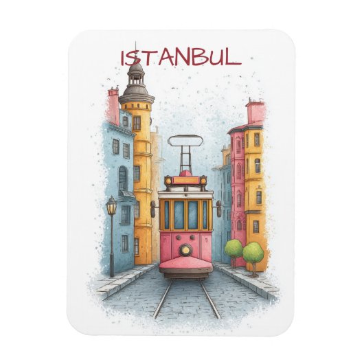 Istanbul Turkiye Travel マグネット (縦)