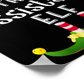 Istant Elf Group Christmas Funny Pajama Party  ポスター (角)