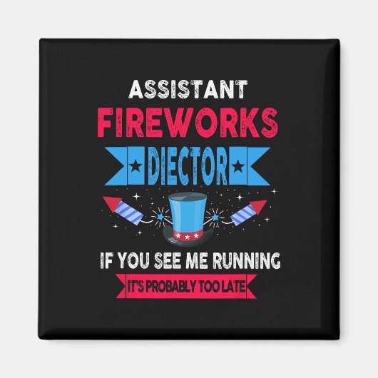 Istant Fireworks Director走 I You走 7月4日 マグネット (正面)