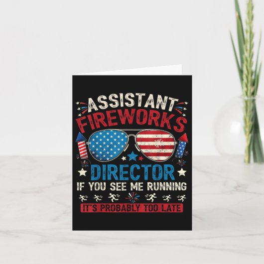 Istant Fireworks Director If You See July 4th Fire カード (正面)