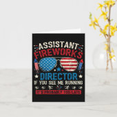 Istant Fireworks Director If You See July 4th Fire カード (黄色い花)