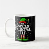 Istant Principal Elf Funny Christmas Family Matchi コーヒーマグカップ (左)