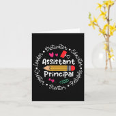 Istant Principal Happy First Day Of School Back To カード (黄色い花)