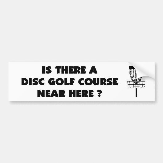 istherebumper バンパーステッカー (正面)