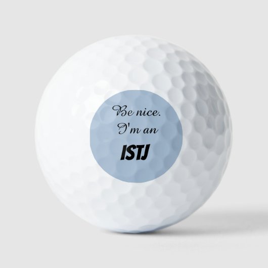 ISTJ ゴルフボール (正面)