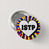 ISTP MBT 3 Cmラウンドバッジ 缶バッジ (正面&裏面)