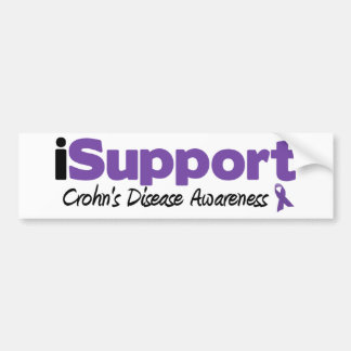 iSupportのクローン病 バンパーステッカー