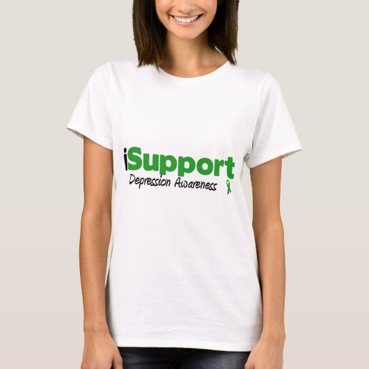 iSupportの不況 Tシャツ (正面)