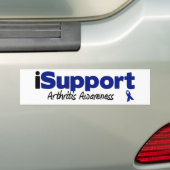 iSupportの関節炎 バンパーステッカー (車上)