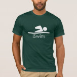 "iSwim"メンズスイムシャツ Tシャツ<br><div class="desc">個人最高傑作の追加や自分の情報の作成にクリックはカスタマイズ「It!」の競合アスリートに最適！</div>