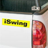 iSwingバンパーステッカー バンパーステッカー (トラック上)