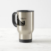 ISYS OMEGA YEAR 4000 "スチール"バージョン トラベルマグ (正面左)