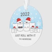 Itおもしろいト転がイレ紙ファミリー5 オーナメント (正面)