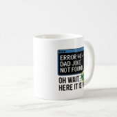 ITおもしろいパパテックオタク系のジョーク コーヒーマグカップ (正面右)