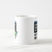 ITおもしろいパパテックオタク系のジョーク コーヒーマグカップ (中央)