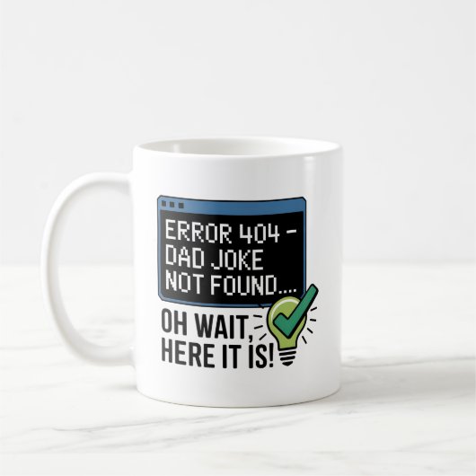 ITおもしろいパパテックオタク系のジョーク コーヒーマグカップ (左)