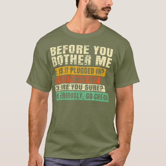 ITおもしろい技術 Tシャツ (正面)