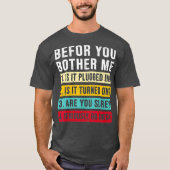 ITおもしろい技術 Tシャツ (正面)