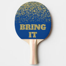 Itおもしろい金ゴールドグリッタースパークルブルー