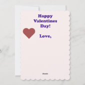 Itおもしろい Valentines Dayにリングや輪を置く シーズンカード (裏面)