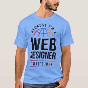 ITおよびコンピュータサイエンスデザインによるくもの巣設計者 Tシャツ