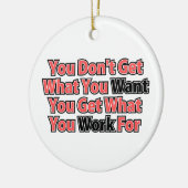 Itに関する作業感動的ことわざ セラミックオーナメント (左)