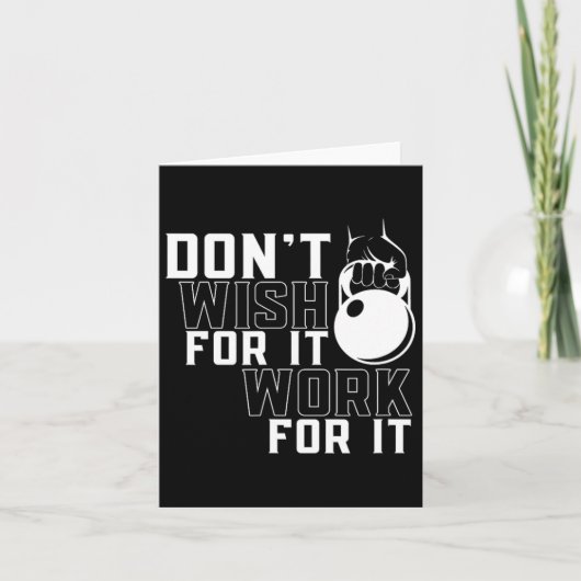 ItのためのワークウェイトリフティングトレーニングジムフィットネスTrai カード (正面)