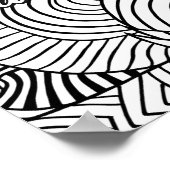 Itのもし抽象芸術パターンの色付け ポスター (角)