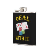 Itのトランプのポーカー フラスク (左)