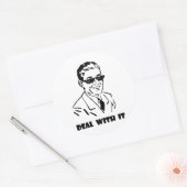 Itのレトロ ラウンドシール (封筒)