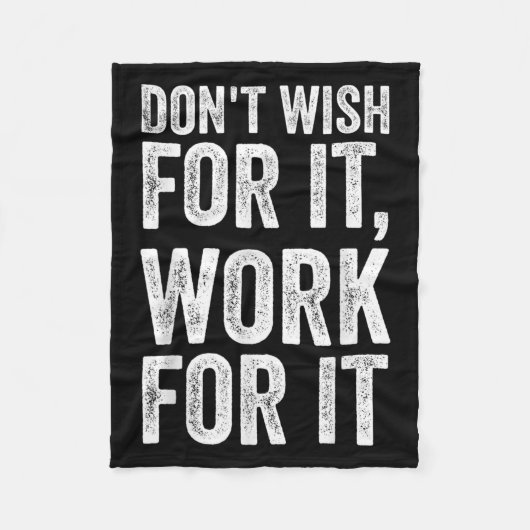 Itの作業を望まないやる気を起こさせることわざ フリースブランケット (正面)
