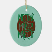 Itの回復スローガンを作る会議員 セラミックオーナメント (右)