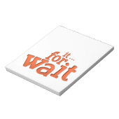 Itの待機文字引用文 ノートパッド (回転)