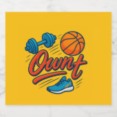 Itの所有 – ワエレガントイン&ワきらめくインラベル スパークリングワインラベル (シングルラベル)