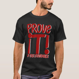 Itの文字証拠 Tシャツ