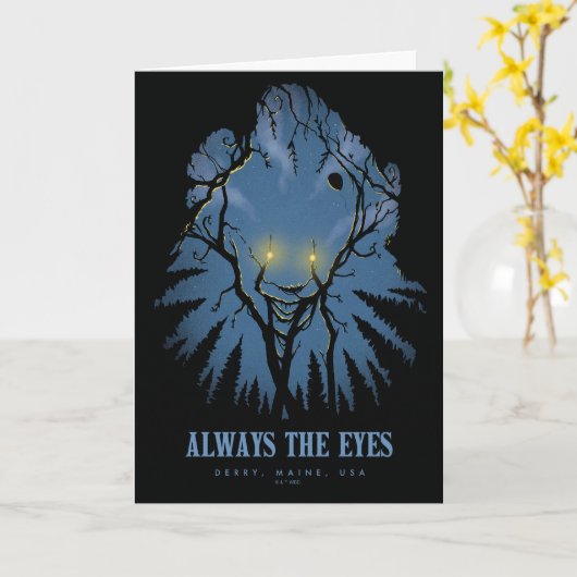 ITは常に目のパレートの木の頂上 カード (黄色い花)