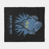 ITは常に目のパレートの木の頂上 フリースブランケット (正面(横))