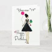 **ITは**19th**誕生日!!!!**誕生日カード カード (正面)
