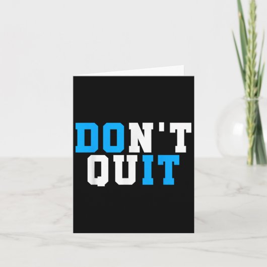 Itやめ-トレーニングジムやる気を起こさせるのモチベーション カード (正面)