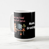 Itをオフにしてテクニカルサポートをオンにしてみた コーヒーマグカップ (正面左)