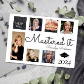 Itをマスター写真コラージュ大学院の発表 招待状